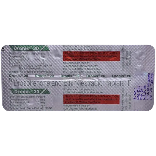 dronis 20mg tablet 24's